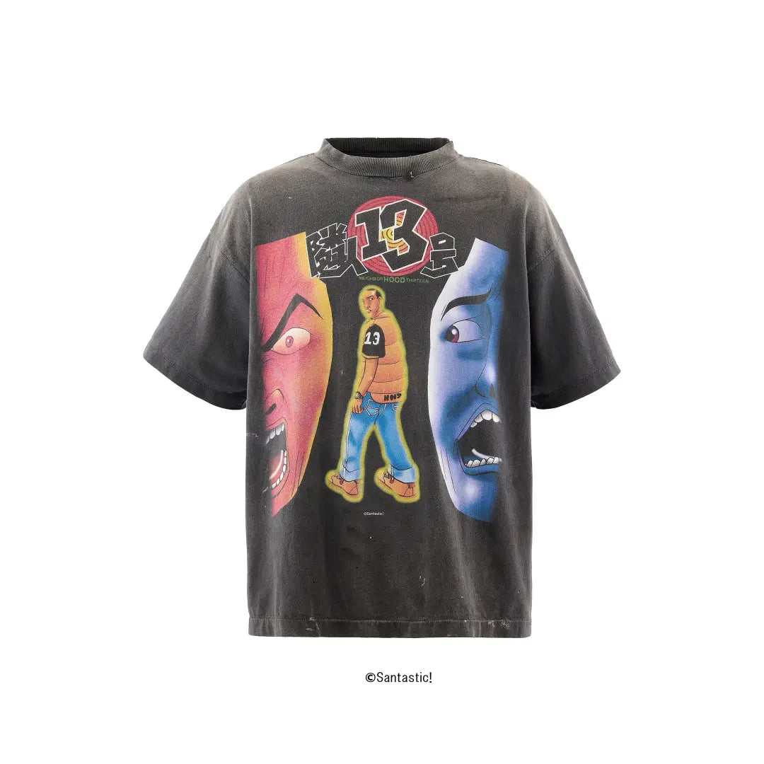 SAINT Mxxxxxx x GEEKS RULE/SANTASTIC! / GS_SS TEE/隣人13号